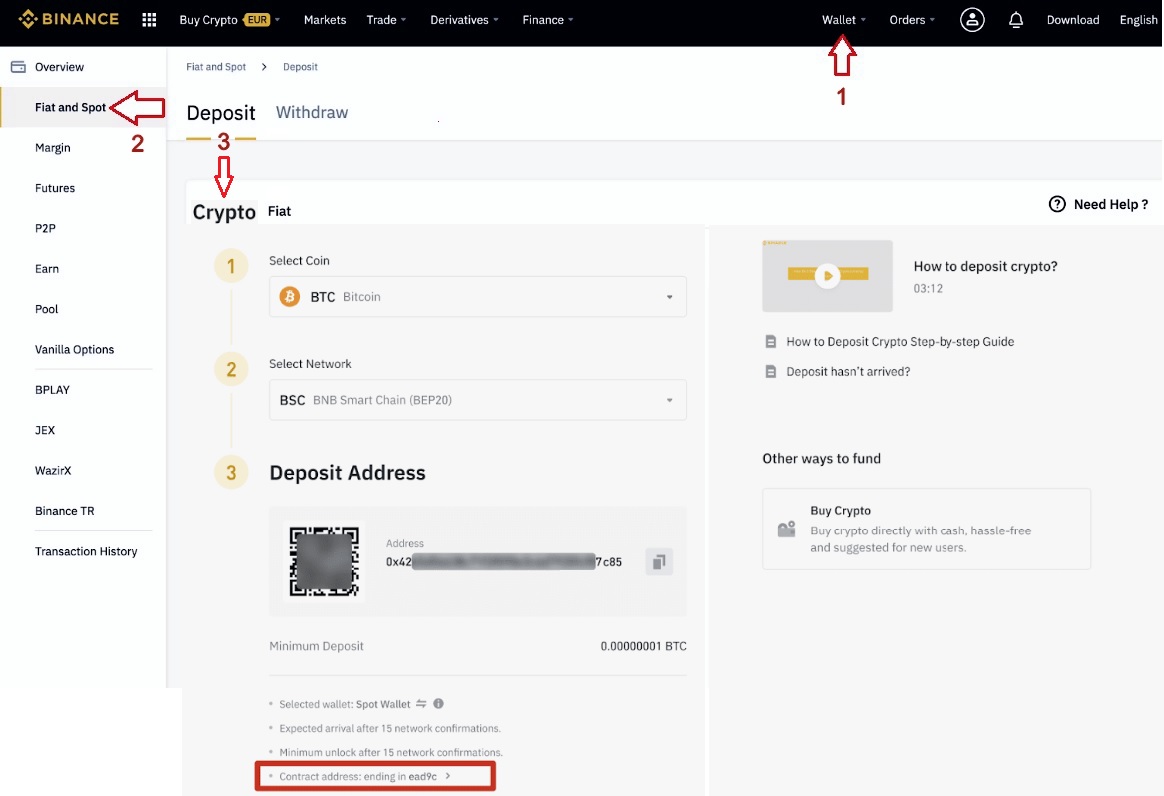 How to replenish binance wallet